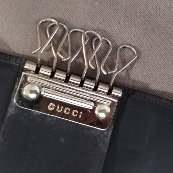 GUCCI KEY HOLDER CARD HOLDER SMALL WALLET ~ AUTHENTIC ~ UNISEX - Picture 10 of 13
